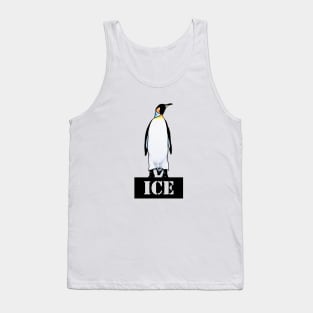 Penguin on ice Tank Top